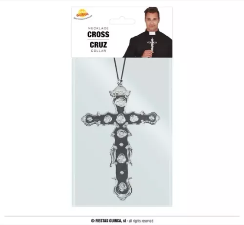 CROIX ARGENTÉE 15 CMS