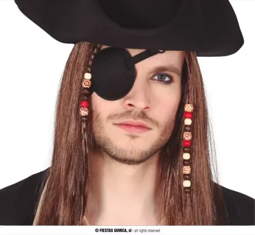 CACHE OEIL PIRATE EN TISSUE – Image 2