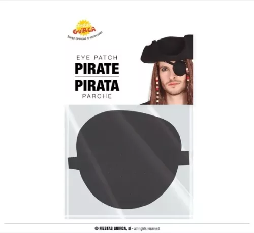 CACHE OEIL PIRATE EN TISSUE