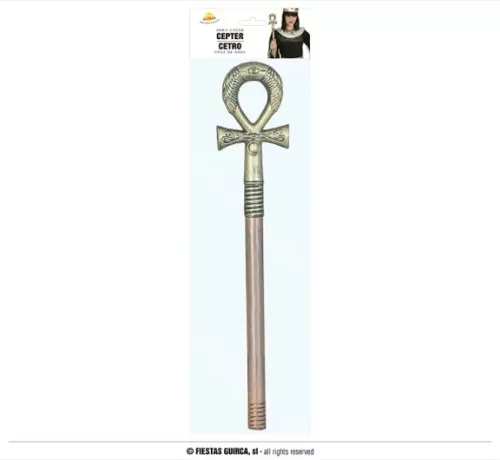 SCEPTRE EGYPTIEN ANKH 50 CMS