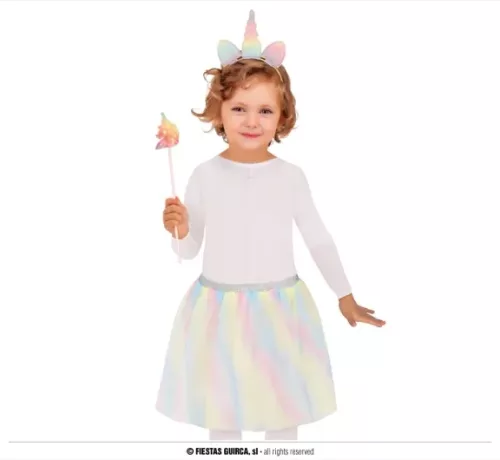 SET LICORNE, DIADÈME, BAGUETTE ET TUTU, ENFANT