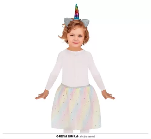 ENSEMBLE LICORNE, BANDEAU, AILES ET TUTU, ENFANTS