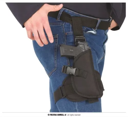 CEINTURE POLICIER AVEC PISTOLET