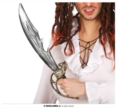 SABRE DE PIRATE 50 CMS. AVEC CAHCE OEIL