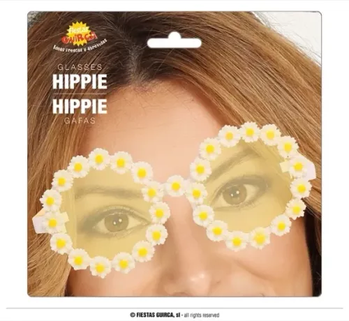LUNETTES HIPPIE AVEC MARGUERITES