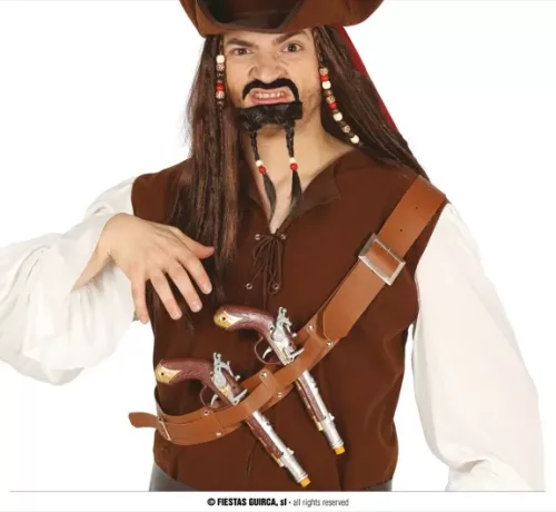 BANDES POUR LE TORSE AVEC DEUX PISTOLETS DE PIRATE – Image 2