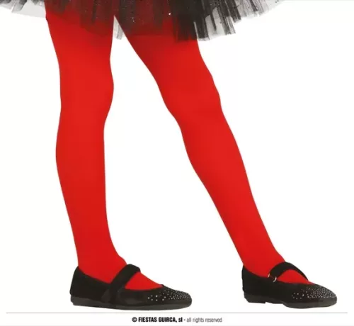 COLLANTS ROUGE ENFANTS 5-9 ANS