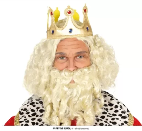 COURONNE DE ROI, ÉTOFFE, ADULTES