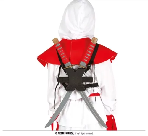 2 EPÉES SAMOURAÏ 53 CMS POUR LE DOS – Image 2
