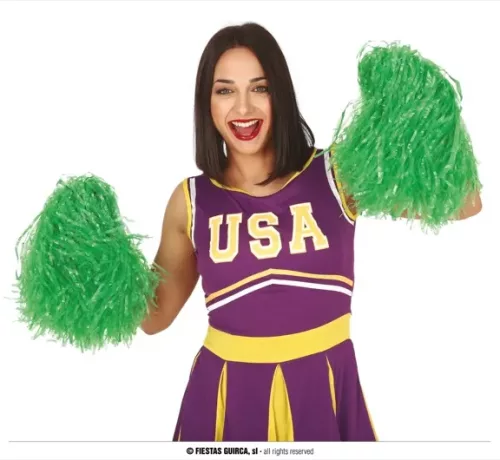 SET 2 POMPONS VERT 80GRS – Image 2