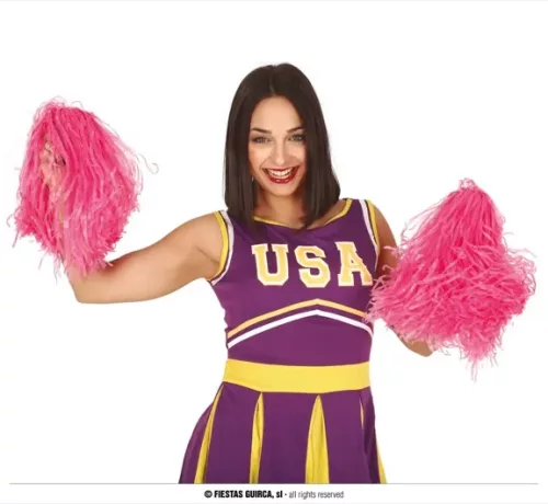 SET 2 POMPONS ROSE 80GRS – Image 2