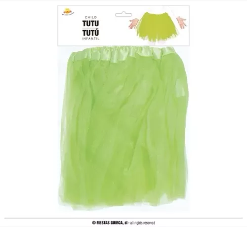 TUTU 30 CMS. VERT CLAIR