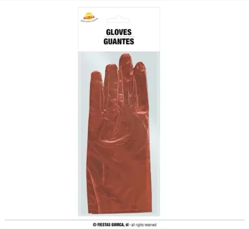 PAIRE DE GANTS ROUGE 22 CM