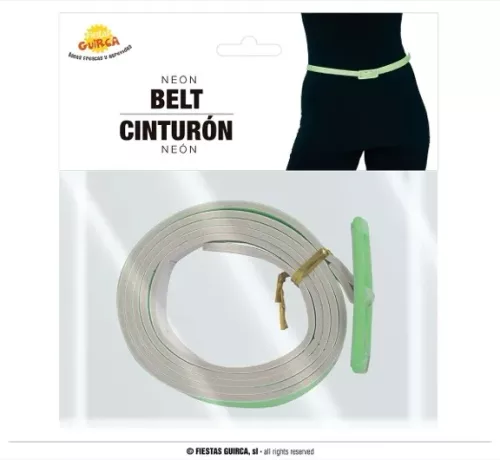 CEINTURE 110 CMS VERT FLUO