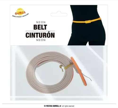 CEINTURE 110 CMS ORANGE FLUO
