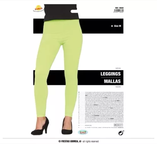 LEGGING VERT FLUO