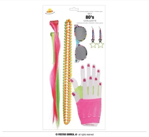 SET ANNÉES 80, 8 PIÈCES