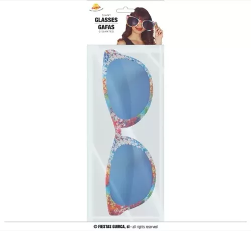 LUNETTES GEANTES MULTICOLORES