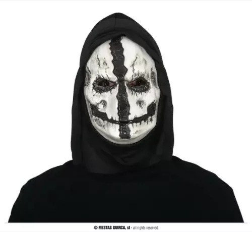 MASQUE D'HOMME MORT AVEC CAPUCHE, PVC