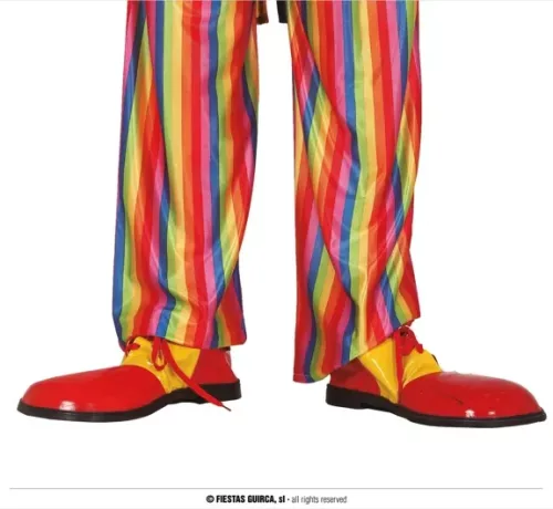 CHAUSSURES DE CLOWN ROUGE/JAUNE EXTRA – Image 2