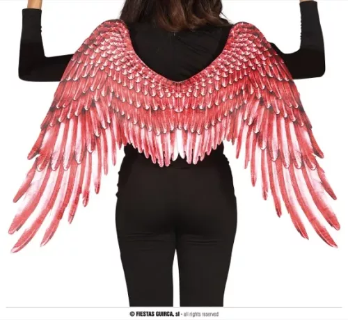 AILES TISSU ROUGE PLUMES 105X45 CMS