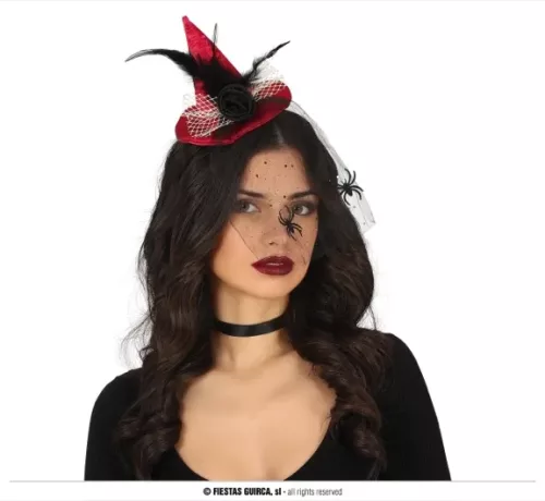 SERRE TÊTE DE SORCIÈRE ROUGE