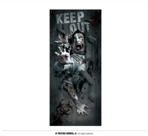 DÉCORATION DE PORTE ATTAQUE DE ZOMBIES – Image 2