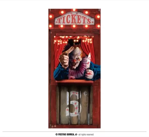 DÉCORATION DE PORTE CIRQUE DES HORREURS – Image 2