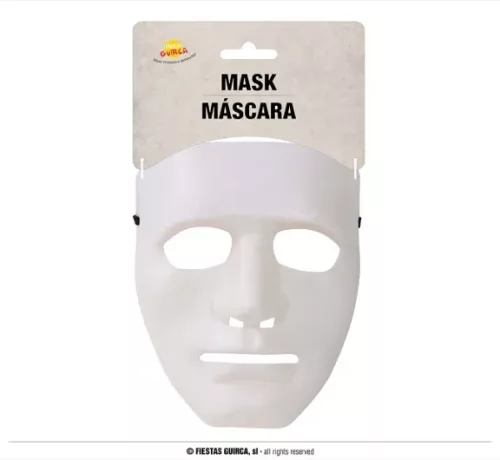 MASQUE BLANC PVC