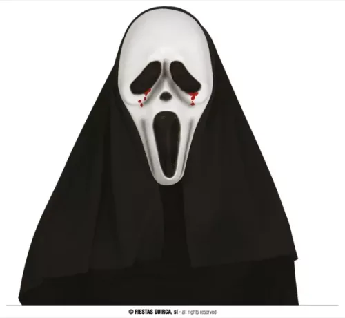 MASQUE ASSASSIN À COUTEAU PVC