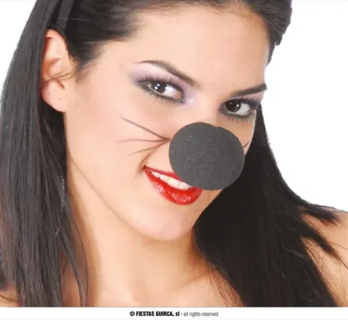 NEZ MOUSSE NOIR  5 CMS – Image 2