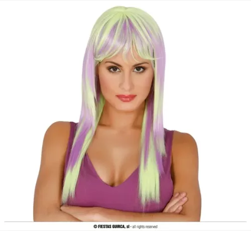 PERRUQUE VERT / VIOLET