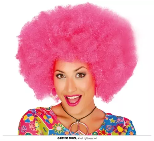 PERRUQUE BIG AFRO ROSE
