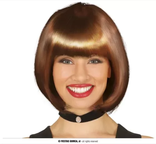 CHEVEUX CHÂTAINS MI-LONGS 100 GR (BOÎTE)