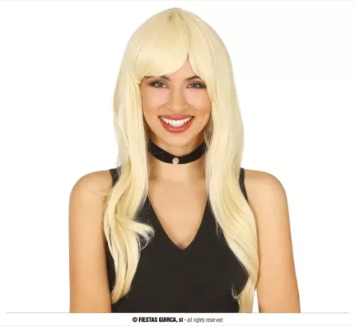 PERRUQUE LONGUE BLONDE EXTRA (BOÎTE)