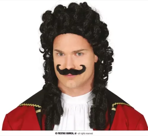 PERRUQUE CAPITAINE PIRATE AVEC BARBE  (BOÎTE)