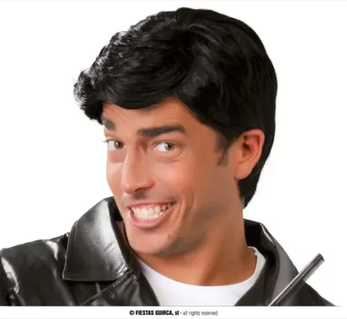 PERRUQUE HOMME NOIRE (BOÎTE)