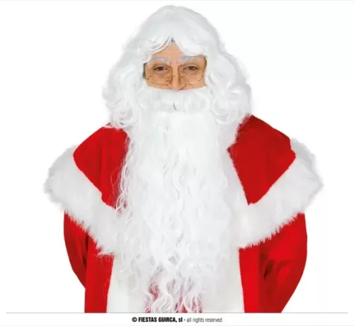 PERRUQUE + BARBE DE PÈRE NOËL (BOÎTE)