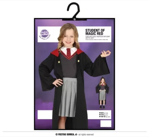 APPRENTI SORCIÈRE ROUGE 10-12 ANS – Image 5