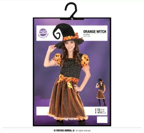 SORCIÈRE ORANGE 7-9 ANS – Image 3
