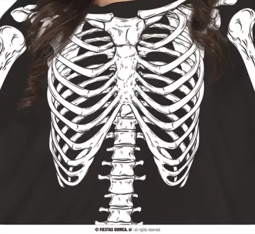 SKELETON PONCHO, ADULTE, – Image 4