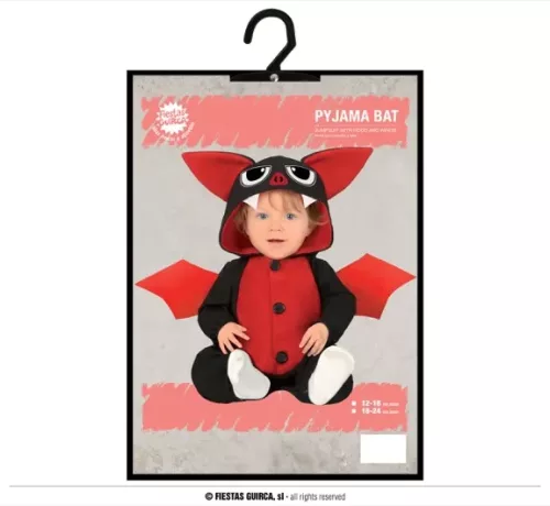 CHAUVE-SOURIS PYJAMA 12-18  MOIS – Image 3