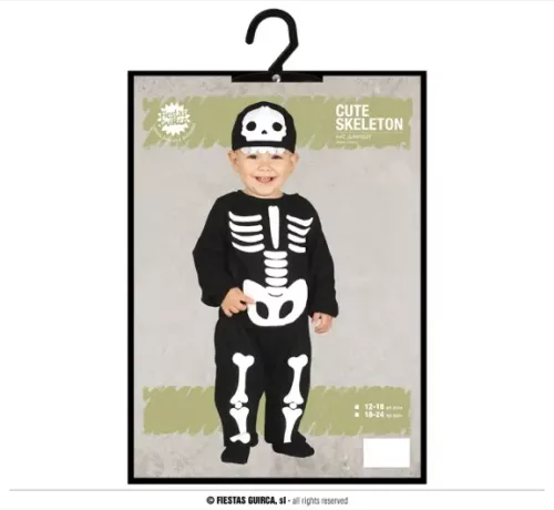 CUTE SKELETON 18-24 MOIS – Image 3