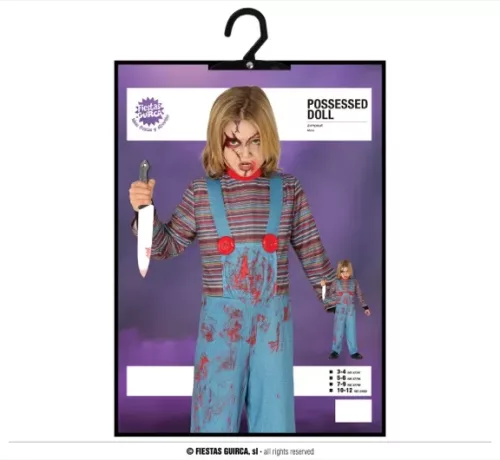 POUPÉE OBSEDÉE ENFANTS TAILLE 10-12 ANS – Image 3