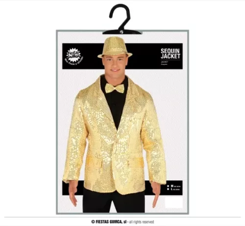 VESTE PAILLETTES DORÉE 52 54 – Image 3
