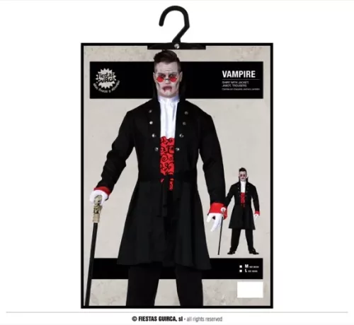 VAMPIRE ADULTES HOMME TAILLE L 52-54 – Image 4