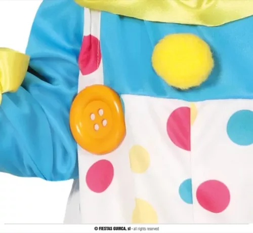 CLOWN COLORÉ BÉBÉ TAILLE 18-24 MOIS – Image 5