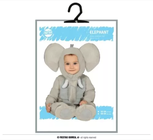 ELEPHANT BÉBÉ TAILLE 18-24 MOIS – Image 3