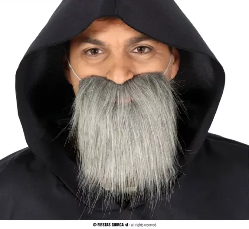 BARBE MI LONGUE GRISE