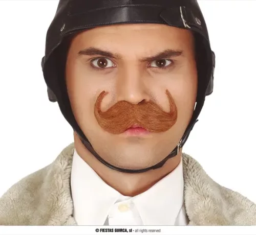 MOUSTACHE A L'ANGLAISE MARRON